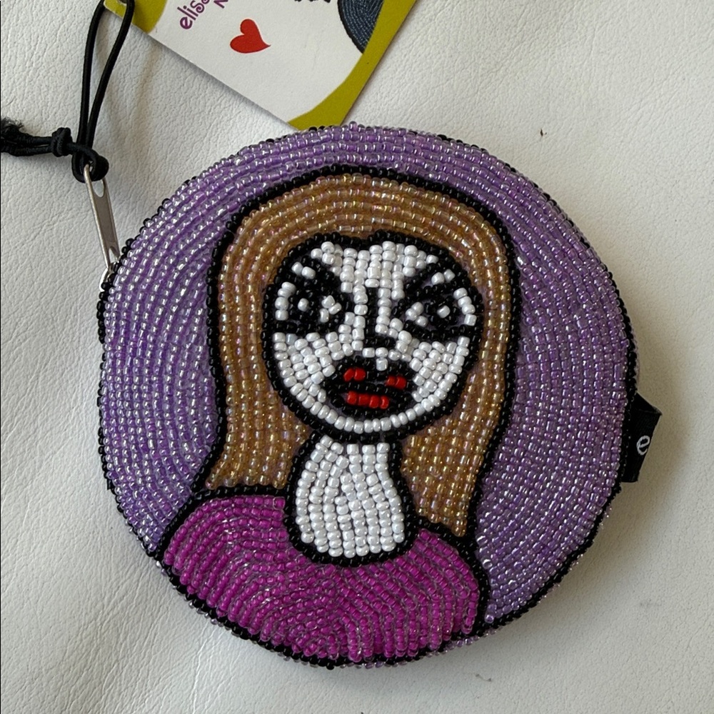 Elissa Bloom TE21172 Beaded Key and Coin Purse